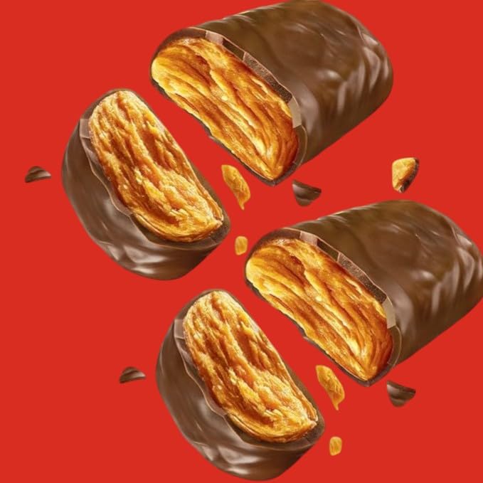 Butter Mini Crisp Bites Chocolate Bars-1.5 lbs Crispy, Peanut-Butter