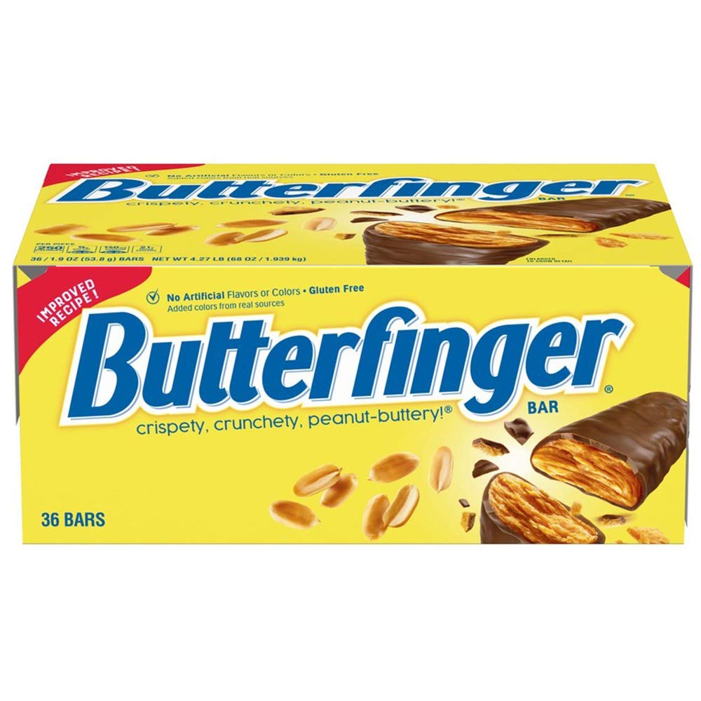 Nestle Butterfinger Single Bar, 1.9 Ounce -- 288 per case.