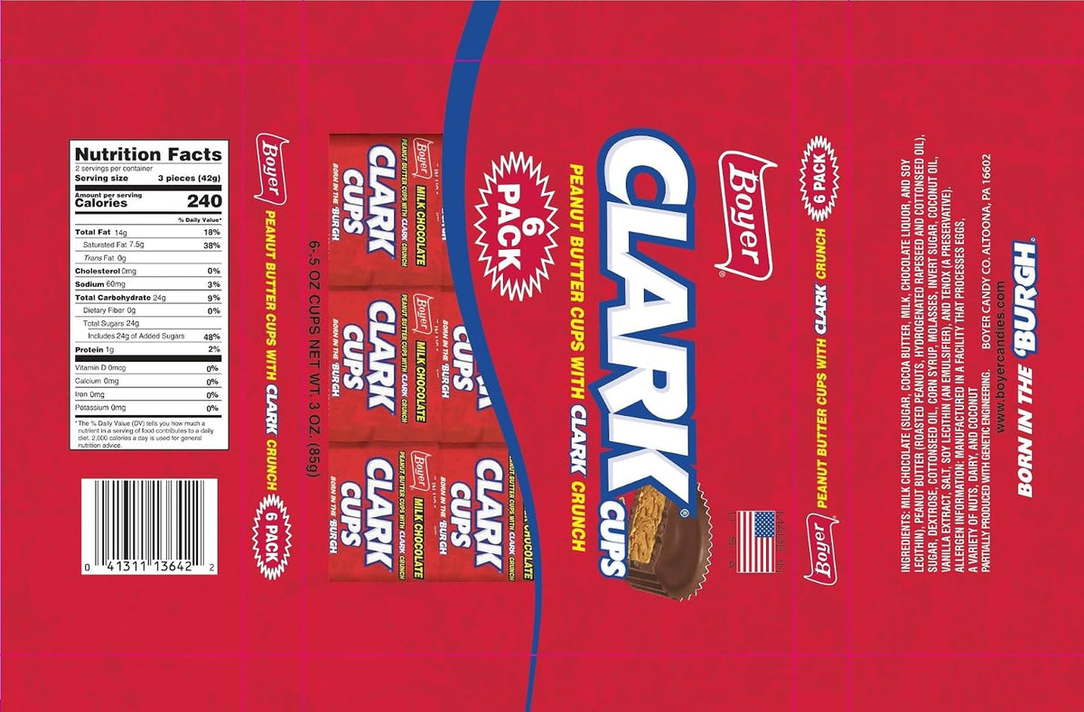 6 pack Clark Cup .5oz