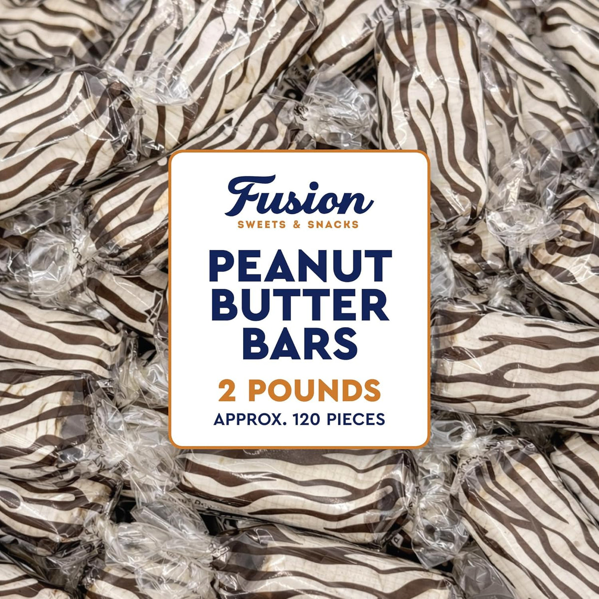 Peanut Butter Bars Candy, Individually Wrapped, Bulk 2lb, Gluten-Free